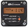 400 Series Voltage & Dual Amperage Meter | 2-1/4 Mount, 14V Orange Lighting,475VAA-14V