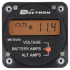 M475VAA Voltage & Dual Amperage Meter | 2-1/4-inch Mount, 5V Orange Lighting,475VAA-5V