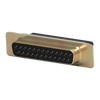 AMPLIMITE HDP-20 Receptacle | Crimp, Snap-In Connector, Size 3 Shell, Size 20 Contacts, 25 Positions, Zinc Plated Steel,5205207-1