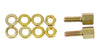 SCREW LOCK KIT/Female, steel material, zinc plating, 4-40 UNC thread size. ROHS compliant.,5205817-1