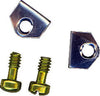 SCREW RETAINER KIT/Male, carbon steel material, zinc plating. ROHS compliant.,5205980-1