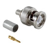 BNC Dual Crimp Plug Connector | RG-142, RG-142A, RG-142B​,5225395-6
