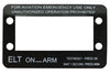 LABEL/ELT ARM FOR 452-0023/ HORIZONTAL,591-0003