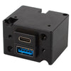 TA202 High Power USB Charging Port | USB-A & USB-C, Bottom Power Connector, Non-Lighted,6430202-2