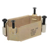 64620 ARINC Clamp | 1 x 2 in, 4 in Depth, Yellow Chem-Film (Alodine) Finish,64620