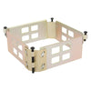 64629B Square and Rectangular Clamp | 5 x 5 in., 2 in. Depth, Yellow Chem-Film (Alodine) Finish,64629B