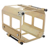 64662B-103 ARINC Clamp | 3 x 3 in., 4 in. Depth, Yellow Chem-Film (Alodine) Finish,64662B-103
