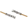 CRIMP PIN/18-16 gauge wire, gold/nickel finish. For use with Metrimate, grounding blocks and CPC Series 1 Connectors,66099-4