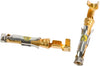 CONTACT SOCKET/Female, brass material, MATE-N-LOK series. For use with 24-20 gauge wire.,66399-3