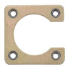 NUT RING/Shell size 10/7, 4-40 Aluminum alloy-anodized, self locking nut, steel cadmium plated.,FSU-10/7