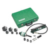 11-Ton Hydraulic Knockout Kit with Hand Pump & Slug-Buster® | 1/2–2 inch,7306SB