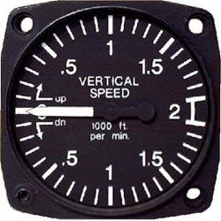 0 – 6000 ft/min, 3-1/8 in, B & W Dial Markings B & W…,8-310-60