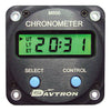 M800 Series Digital Clock | 14V, NVIS Green A Lighting, Illuminated Buttons, Keep-Alive Memory Battery, Black,800-14-NSB