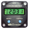 M800 Series Digital Clock | 28V NVIS Green A Lighting, Keep-Alive Memory Battery, Black,800-28NB24
