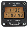 M803 Digital Clock Chronometer, O.A.T.,Voltage Gauge | 28V Orange Lighting, Gray Button,803B-2