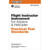 Flight Instructor Instrument Airplane and Helicopter PTS | Softcover,8081-9E