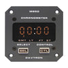 M850 Digital Clock Chronometer | 2-1/4in, 5V Orange Incandescent, Gray Faceplate, Learjet Dimming,850-5V-LA