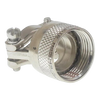 M85049 Series Environmental EMI/RFI Backshell | Spin Coupling, #17 Shell Size, 06 Clamp Size, Straight, Electroless Nickel Plated Aluminum,850491817N