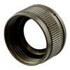 M85049 Series Grommet Nut Backshell | Spin Coupling, #12 Shell Size, Straight, Cadmium Olive Drab Plated Aluminum,850493112