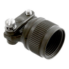 M85049 Series Strain Relief Clamp Backshell | Spin Coupling, #12 Shell Size, Straight, Cadmium Olive Drab Plated Aluminum,8504952112