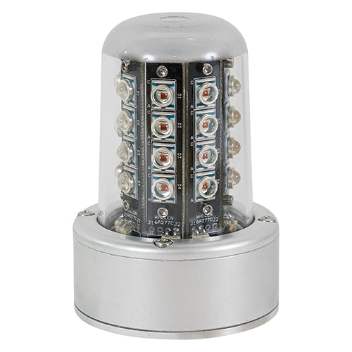 Red and White, 28 VDC, 3.75 in Lower Mount, Flying Leads,9052015