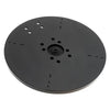 Modular Top Plate | KVH, Intellian, and Raymarine TV Antenna Systems to Seaview M1 or M2 Mounts, Black,ADAS2BLK