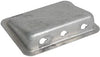 MIC and PHONE JACK HOUSING/Bare aluminum, no paint, 3 hole, 3.75 wide x 5.0 long.,AG-JH10