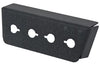 MIC or PHONE JACK MOUNTING BRACKET/90 degree, under panel vertical mount. 4 Hole. Height: 2.5 Width: 2.3 Depth: 1,AG-JM4