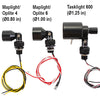 Map Light 6 FAA-PMA Cessna Certified LED Maplight | White/Blue, 12V, Panel Mount,MAP6-W/B12