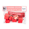 Air Inlet Plugs | Full Set, Wing Vents & Avionics Cooling Ports, For Cessna 170, 172 & 175,C172/175FS