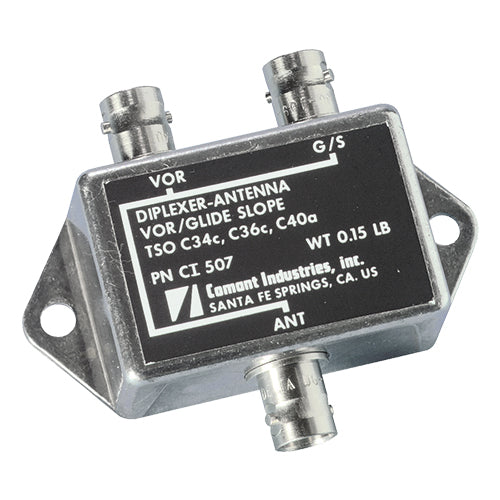 108–118 MHz & 329–335 MHz, 50 Ω, BNC Female Connectors,CI-507