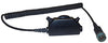 SWITCH and CABLE ASSEMBLY/Black case with large clothing clip, TJT-120 jack, momentary lock ICS key switch, PTT (push-to-talk) transmit key, hi Z volume control, 6' coil cable (unterminated).,CIX414HK6-