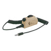 Switch & Cable Assembly | TJT-120 Jack/Switch, MS3116A10-6P Plug | 3 ft Coil Cable,CIX435K36P