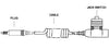 Switch & Cable Assembly | U-94A/U Jack/Switch, U-174/U Military Plug | 6 ft Coil Cable,CIX94K674M