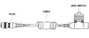SWITCH and CABLE with U-94A/U jack /PTT switch, ICS key with mic interrupt, 6' coil cable and TP-120 plug or equivalent, wired for key,CIX94YK6-7