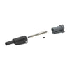 CT2631 Series Stacking Banana Plug | 12 AWG, 4 mm, Solderless, Black,CT2631-0