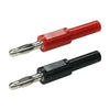 DMM Probe Banana Plug Adapter | 4mm, Banana Plug to Jack-Pair, Black and Red,CT3089