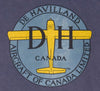 DEHAVILLAND T-SHIRT/washed blue/short sleeve/large,DHCTBL