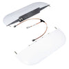N4-15 Low Drag Balanced Loop VOR/LOC Antenna | 108–118MHz, Two TNC Output Connectors, 8-hole Mount, White,DM N4-15