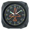Desk Alarm Clock | Classic Directional Gyro Style, 3.5 Inch,DM62