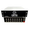 Dual Antenna Rack Mount Amplified GPS Splitter | 2 input & 16 Outputs, 48VDC power, high isolation,DRMALDCBS2