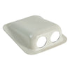 Dual Hole Jack Housing | For Nexus TJT-120 Jack, Beige,FAP 08-18