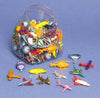 PLASTIC AIRCRAFT ASSORTMENT DISPLAY TUB/144 PIECES,FM-PAA