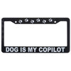 License Plate Frame | Dog Is My Copilot,FRAME-2