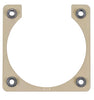 NUT RING/Shell size 22, 4-40 Aluminum alloy-anodized, self locking nut, steel cadmium plated.,FSU-22