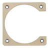 NUT RING/Shell size 23, 4-40 Aluminum alloy-anodized, self locking nut, steel cadmium plated.,FSU-23