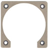 NUT RING/Shell size 28, 6-32 Aluminum alloy-anodized, self locking nut, steel cadmium plated.,FSU-28