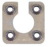 NUT RING/Shell size 6, 4-40 Aluminum alloy-anodized, self locking nut, steel cadmium plated.,FSU-6
