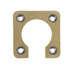 NUT RING/Shell size 8, 4-40 Aluminum alloy-anodized, self locking nut, steel cadmium plated.,FSU-8