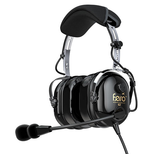 G2-H-BLACK, Faro G2, Faro, Faro Aviation, headsets, headsets & intercoms, pilot supplies